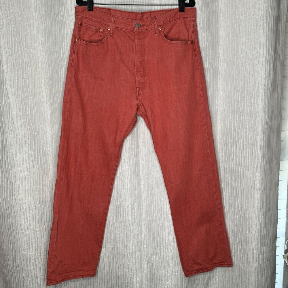Levi's Men's Straight Jeans in Red